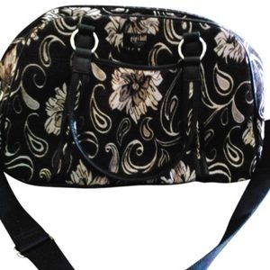 Gigi Hill Elizabeth Vintage Rose upholstery weekend travel bag